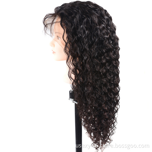Raw Virgin Human Hair 360 Lace Wig Vendor Cuticle Aligned Southeast Asian Young Girl Water Wave 360 Lace Wigs
